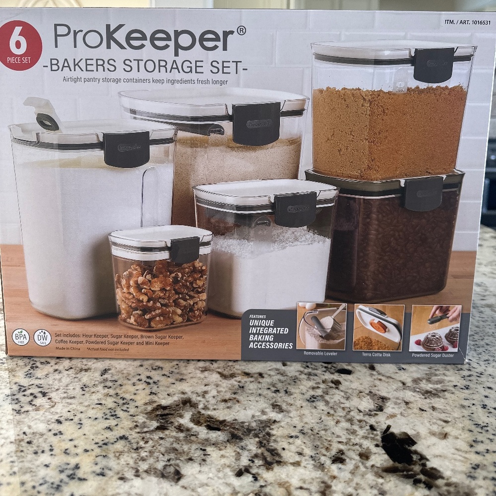 ProKeeper 6 Piece Bakers Storage Set